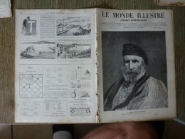 Le Monde Illustré Juin 1882 Général Giuseppe Garibaldi Troubles Quartier Latin Concours Gymnastique Reims Sahara Oranais - Revues Anciennes - Avant 1900