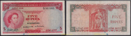 6424 CEILAN 1954 CEYLAN 1954 5 RUPEES - Sri Lanka