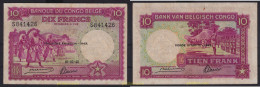 6570 CONGO BELGA 1943 CONGO BELGA 1943 10 FRANCS - Unclassified