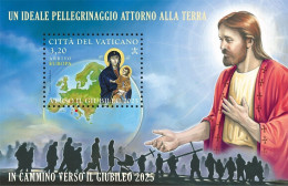 VATICANO 2024 VERSO IL GIUBILEO 2025: EUROPA - FOGLIETTO ** - Unused Stamps