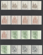 Belgique - 1986 - COB 2217 à 2222 ** (MNH) - Numéros De Planche - 1981-1990