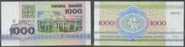 7047 BIELORRUSIA 1992 BELARUS 1000 ROUBLES 1992 - Bielorussia