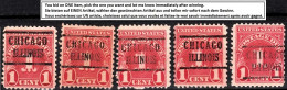 USA Precancels IL 1931 Sc J80 Due 1c Perf 11x10½. CHICAGO / ILLINOIS - Precancels