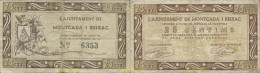 8134 ESPAÑA. Emisiones Locales Republicanas 1937 AJUNTAMENT DE MONTCADA I REIXAC 25 CENTIMOS 1937 - Sonstige & Ohne Zuordnung