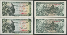 8153 ESPAÑA 1945 5 Pesetas Estado Español 15 Junio De 1945 - Autres & Non Classés