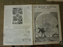 Le Monde Illustré Juillet 1882 Hôtel De Ville De Paris Egypte Dervich Pacha Savorgnan De Brazza Choubrah Biard - Riviste - Ante 1900