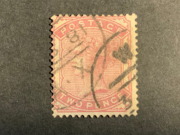 1850 2d Pale Rose SG 168 Wmk Imperial Crown (S1001) - Usati