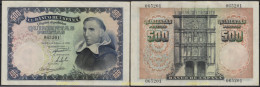 8418 ESPAÑA 1946 500 PESETAS 19 DE FEBRERO 1946 FRANCISCO DE VITORIA - Altri & Non Classificati