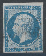 Lot N°83660   N°14B, Oblitéré GC Tardif 3086 RAON-L'ETAPE(82), Indice 4 - 1853-1860 Napoléon III