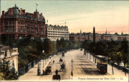 CPA London City England, Victoria Embankment, Hotel Cecil - Autres & Non Classés