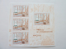France, Bloc 150 Ans De L'impressionnisme - Souvenir Blocks & Sheetlets