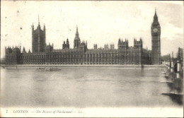 AK City Of Westminster London England, Houses Of Parliament - Autres & Non Classés