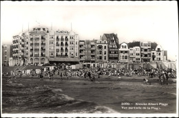 CPA Knokke Knocke Westflandern, Strand, Hotels - Autres & Non Classés