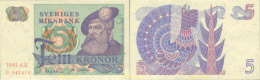 8532 SUECIA 1981 SUECIA 5 KRONOR 1981 - Zweden