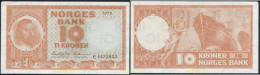 8536 NORUEGA 1973 NORWAY NORGES BANK 1973 10 KRONER - Norvège