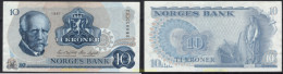 8537 NORUEGA 1981 NORGES 10 KRONER 1981 - Noorwegen