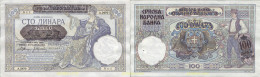 8682 YUGOSLAVIA 1929 YUGOSLAVIA 100 DINARA 1929 - Joegoslavië
