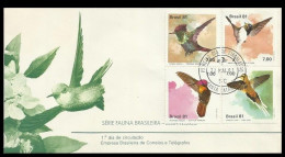 Brasil (Brazil) - 1981 - FDC:  Hummingbirds Yv 1473/76 - Kolibries