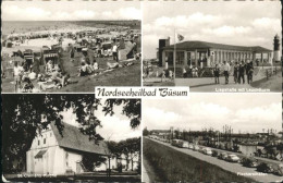 71489403 Buesum Nordseebad Liegehalle Leuchtturm St Clemens Kirche Fischereihafe - Buesum