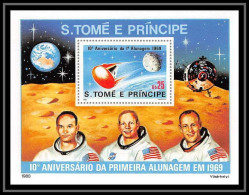 Sao Tome E Principe 181 - Lollini 7080b Loc N° 45 Espace (space) Apollo 11 Armstrong Cote 15 EUROS ** MNH - Afrika