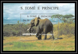 Sao Tome E Principe 114 N° 3251 Elephant Faune (Animals & Fauna) Cote 5.5 ** MNH - Sao Tome Et Principe