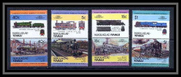 Nukulaelae Tuvalu 326 - Série Train Trains 8 Valeurs MNH ** - Trains