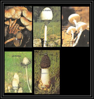 Guyane Guyana 292 N° 2355/58 Non émis Champignons (mushrooms Pilze) Blocs ** MNH - Champignons