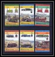 Bequia 81 - Série Train Trains 12 Valeurs Cote 10.5 MNH ** - Trains