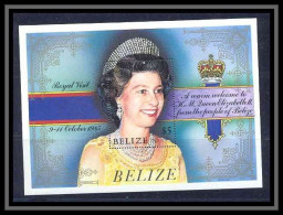 Belize 455 - Blocs N° 62 Reine Élisabeth II Queen Mother British Royal Family Cote 9 Euros MNH ** - Case Reali