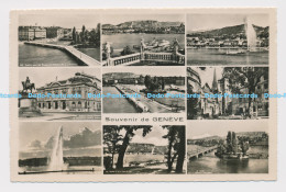 C018925 Souvenir De Geneve. Vu De La Parc Du Lac. O. Sartori. Multi View - Monde