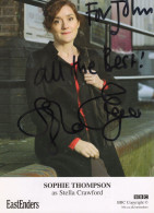 Sophie Thompson BBC Eastenders Hand Signed Cast Card Photo AND Message - Schauspieler Und Komiker