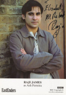 Raji James As Ash BBC Eastenders Hand Signed Cast Card Photo - Schauspieler Und Komiker