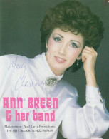 Ann Breen Original Management Company Christmas Hand Signed Photo - Schauspieler Und Komiker