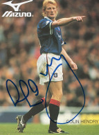 Colin Hendry Football Scottish International Hand Signed Photo - Actors & Comedians