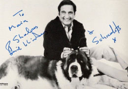 Bernie Winters & Schnorbitz Dog Vintage Hand Signed Photo - Actors & Comedians