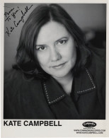 Kate Campbell Nashville Country & Western Singer 10x8 DOUBLE Hand Signed Photo - Acteurs & Comédiens