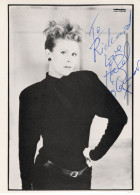 Hazel O'Connor Punk Rock Music Singer Hand Signed Photo - Actors & Comedians