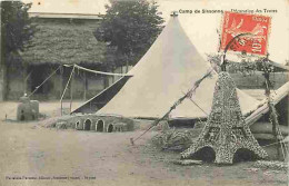 02 - Sissonne - Camp De Sissonne - Décoration Des Tentes - CPA - Voir Scans Recto-Verso - Sissonne