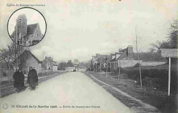 72 - Sceaux Sur Huisne - Circuit De La Sarthe 1906 - Sortie De Sceaux Sur Huisne - Animée - CPA - Voir Scans Recto-Verso - Sonstige & Ohne Zuordnung