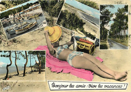 Femmes - Femme En Maillot De Bain - Ile D'Oléron - Multivues - Sexy - Carte Dentelée - Mention Photographie Véritable -  - Women