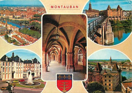 82 - Montauban - Multivues - Blasons - CPM - Voir Scans Recto-Verso - Montauban