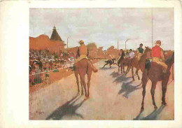 Art - Peinture - Edgar Degas - Devant Les Tribunes - Courses De Chevaux - Carte Neuve - CPM - Voir Scans Recto-Verso - Paintings