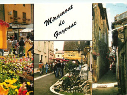 47 - Miramont De Guyenne - Multivues - Fleurs - Flamme Postale De Miramont De Guyenne - CPM - Voir Scans Recto-Verso - Autres & Non Classés