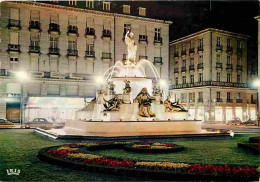 44 - Nantes - La Place Royale Illuminée - Vue De Nuit - CPM - Voir Scans Recto-Verso - Nantes