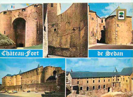 08 - Sedan - Le Château Fort - Multivues - Automobiles - CPM - Voir Scans Recto-Verso - Sedan