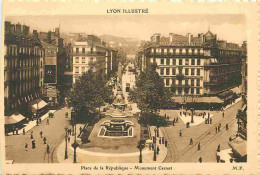 69 - Lyon - Place De La République - Monument Carnot - CPA - Voir Scans Recto-Verso - Autres & Non Classés