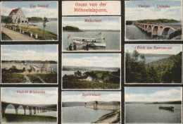 71488961 Moehnetalsperre Seehof Motorboot Viadukt Delecke Und Kuerbecke Sperrmau - Sundern