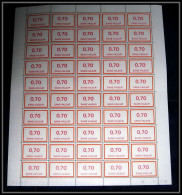 France Fictif (sans Valeur) Cours D'instruction - N° 211 Feuille Sheet Neuf ** TTB Avec Coin Daté 1978 - Full Sheets