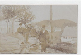 39034741 - Seltene Fotokarte Von Frauenstein.  Eines Der Ersten Autos In Frauenstein Mit Personen. Gelaufen Am 11.06.19 - Frauenstein (Erzgeb.)