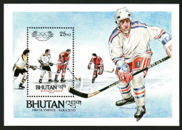 Bhutan - 1984 - Sports: Hockey (Ice) - Yv Bf 97 - Hockey (Ice)